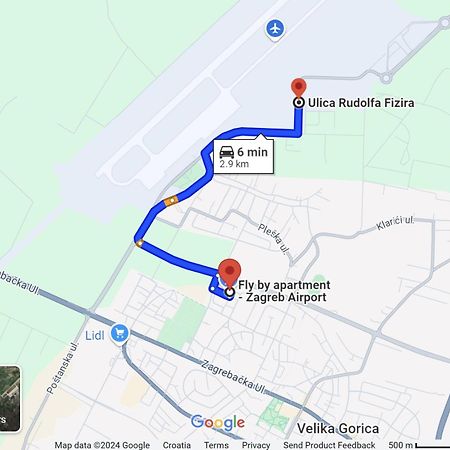 Fly By Suite - Zagreb Airport - 0-24H Self Check In&Out - Parking On Site Velika Gorica Extérieur photo